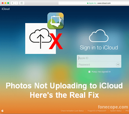 fix photos not uploading to icloud