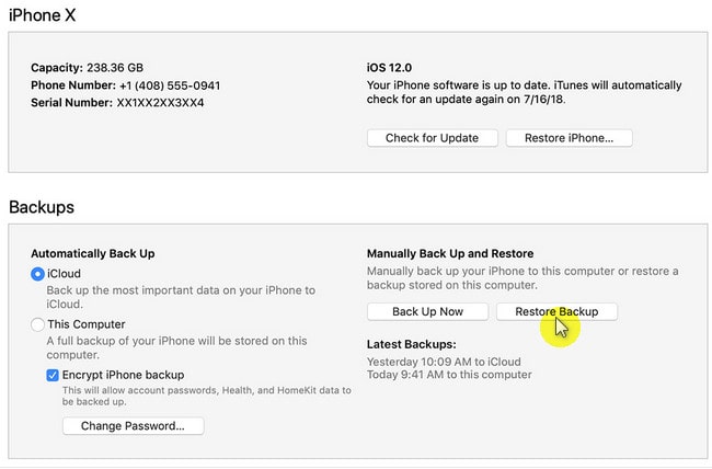 retrieve imessages from itunes backup