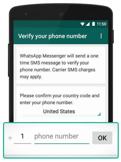 whatsapp verify phone number