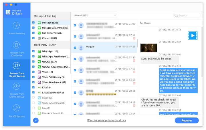 get back old imessages from itunes mac