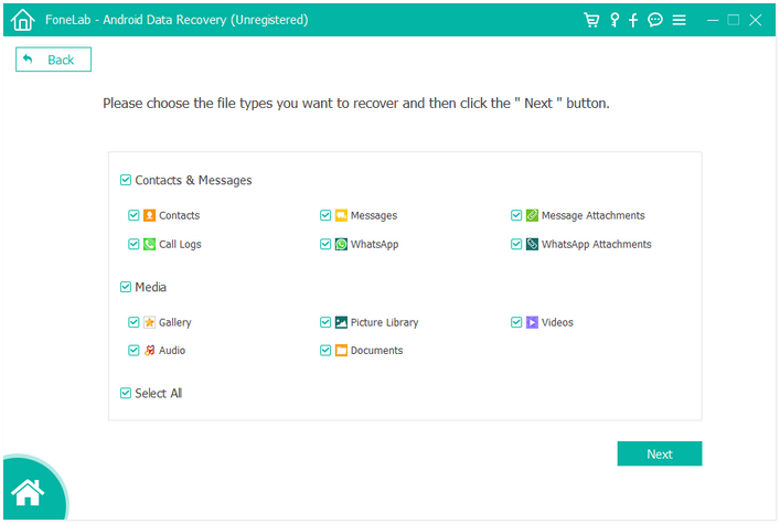 choose whatsapp and attachment