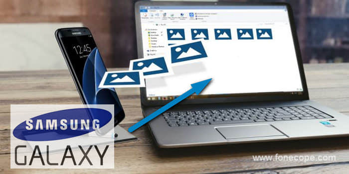 Transfer pictures from galaxy s7 to computer