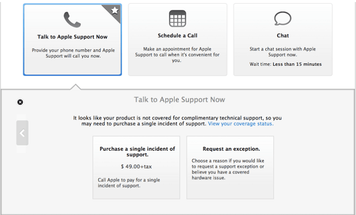 contact apple support