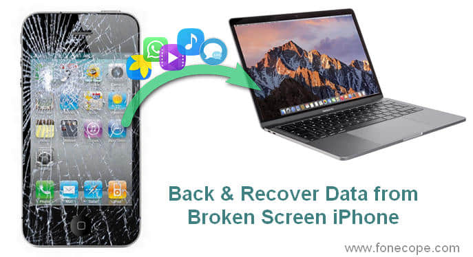 recover and backup data from screen broken iphone