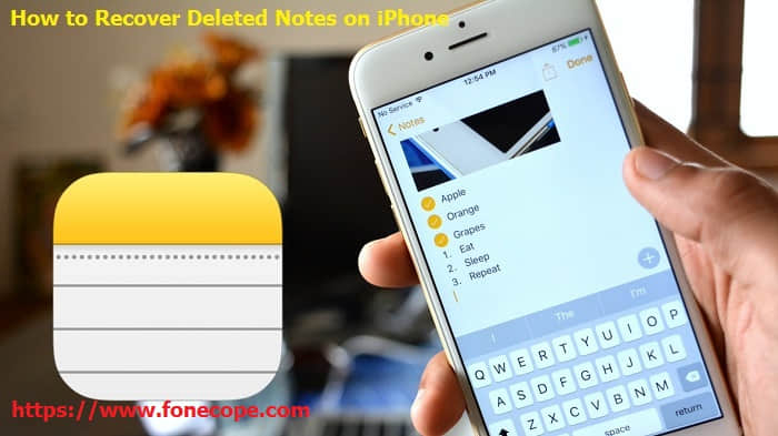 how to recover deleted notes on iPhone
