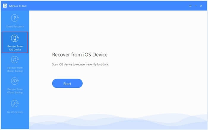 Recover from iOS Device