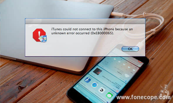 itunes could not connect to this iphone an unknown error occurred 0xe8000015
