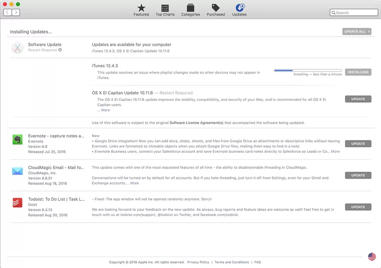 update itunes on mac