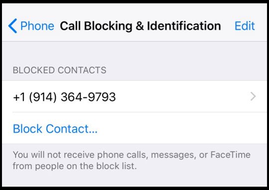 check call blocking to fix calls goes to voicemail