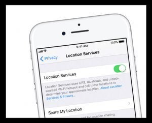 turn off location services in setting