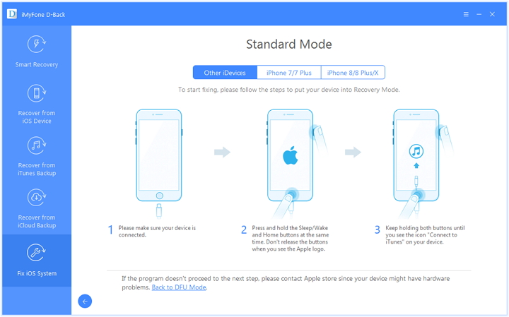 use recovery mode fix iphone disconnects wifi