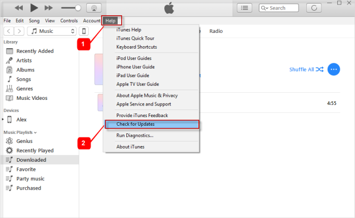 update itunes to latest before downloading software