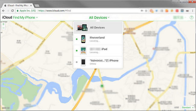 reset ipad without itunes via find my ipad 1