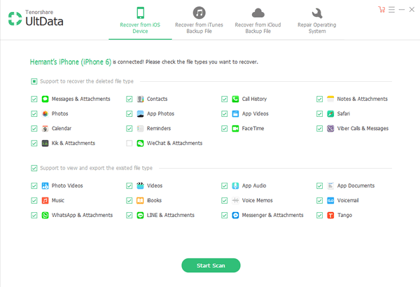 tenorshare ultdata iphone data recovery review