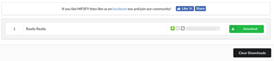 click download on mp3fy