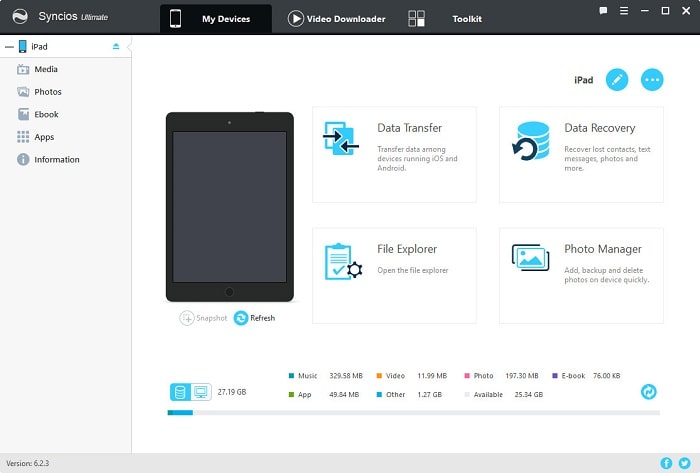 syncios transfer tool