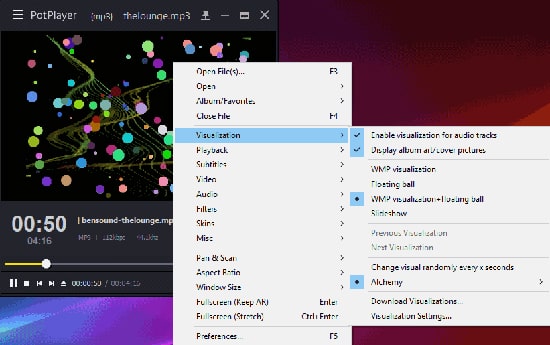 how to get a visualizer for spotify