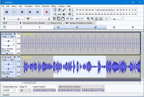 audacity spotify recorder