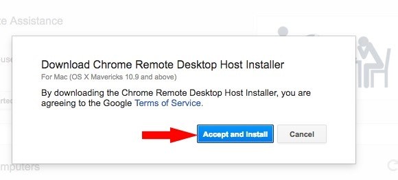 download and install chrome remote desktop