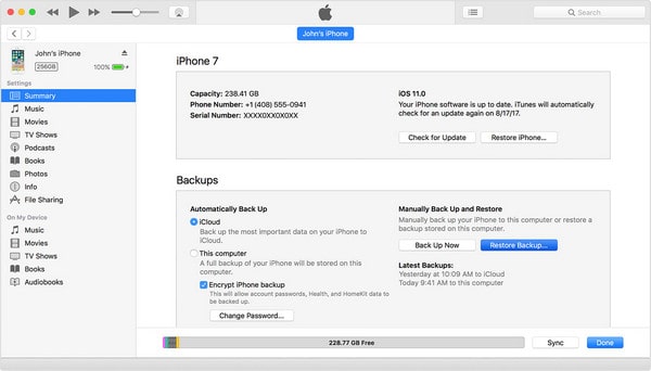 recover deleted imessage with itunes backup