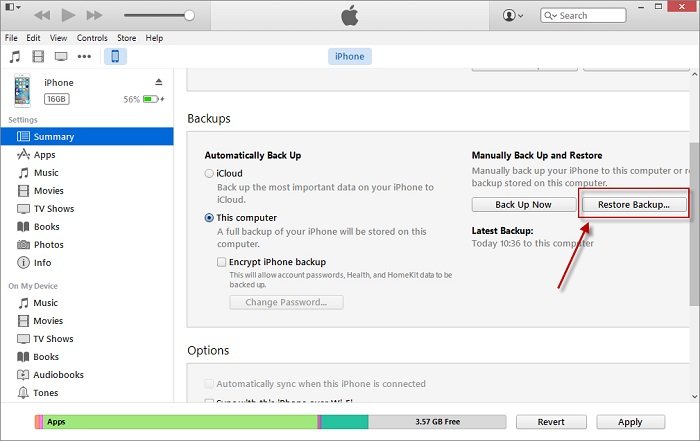 retrieve instagram messages from itunes backup