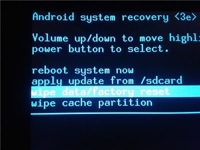 factory reset samsung