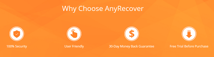 reasons for choosing anyrecover