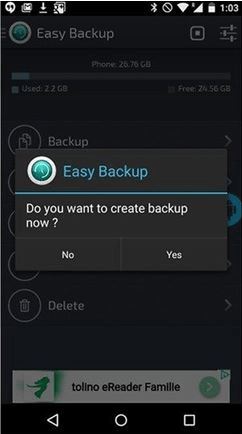 create a backup