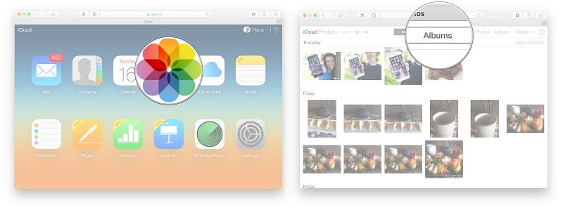 recover deleted photos from icloud album