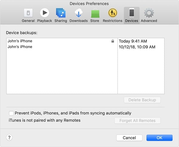 check if itunes backup is encrypted
