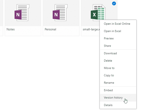 retrieve unsaved excel by onedrive backups