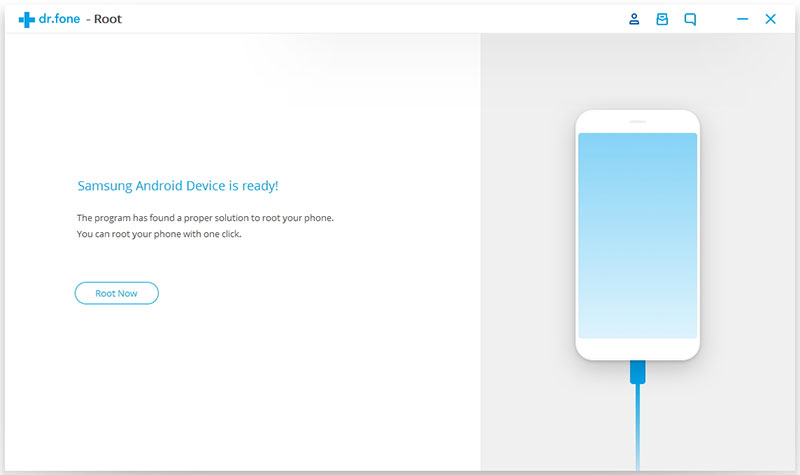 get root with android root software dr fone