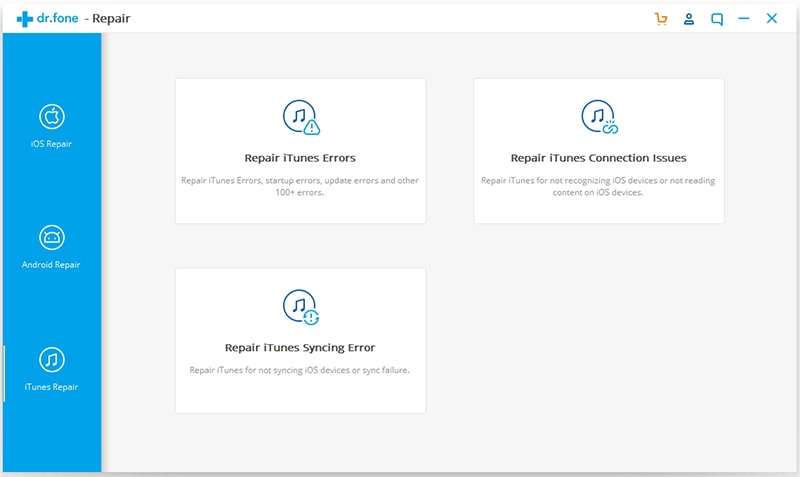 imyfone tunesfix alternative:dr fone itunes repair