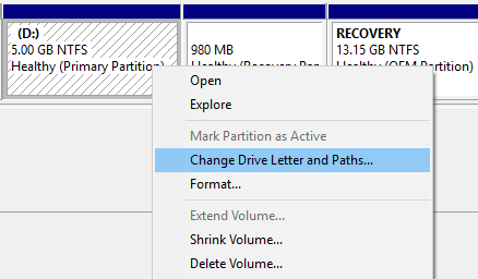 fix corrupted drive with changing disk name