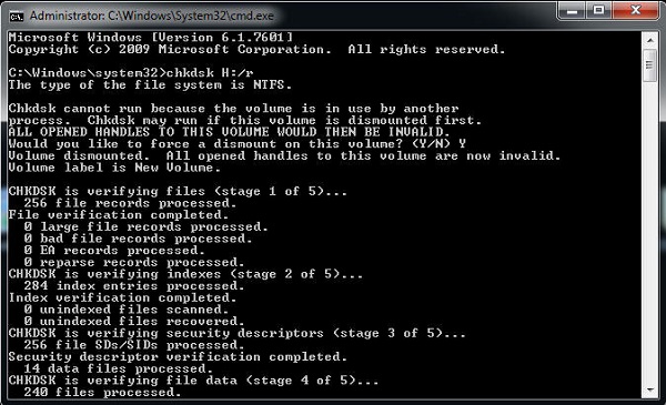 restore data from formatted sd card with cmd