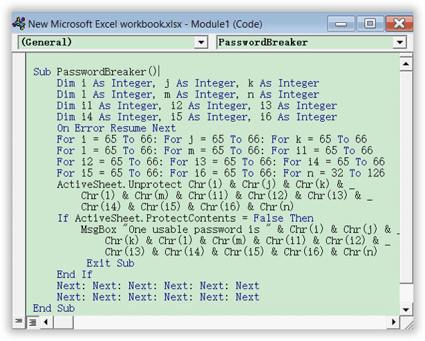 copy and paste vba code