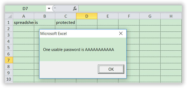 microsoft excel password remover 2016