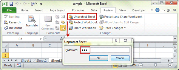 excel unprotect workbook 2016