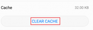 clear phone cache on storage