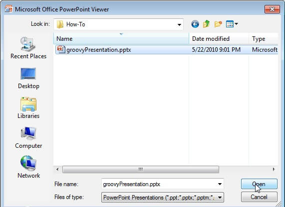 recover ppt from powerpoint viewer