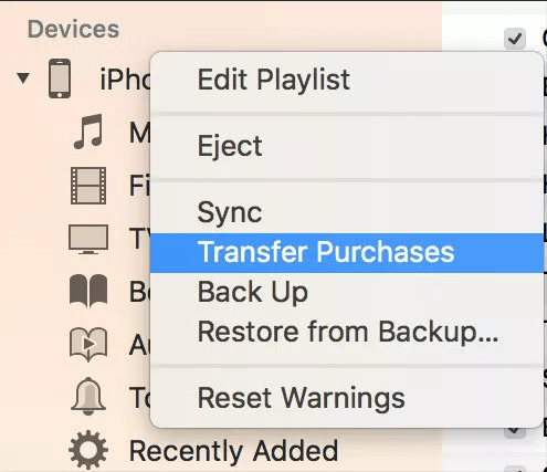 transfer purchase to repair itunes not showing apps