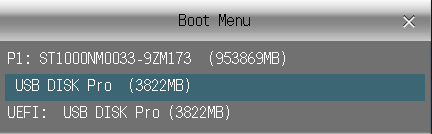 boot computer from usb cd dvd
