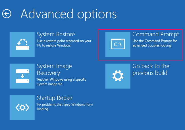 open the hp laptop command prompt window