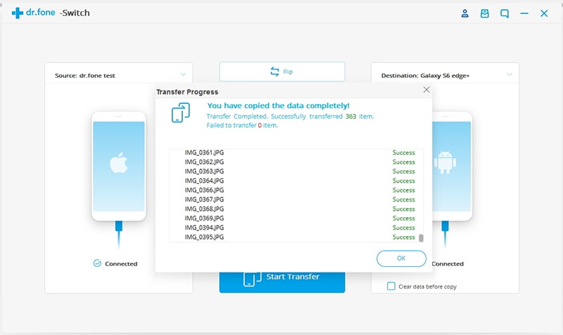 transferring texts from iphone to android