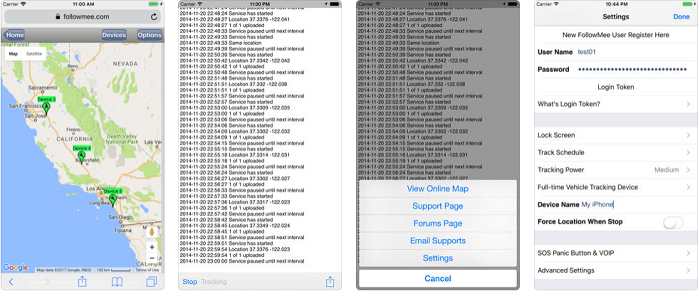 followmee gps tracker app