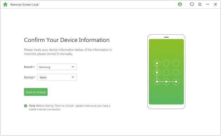 confirm your android device information