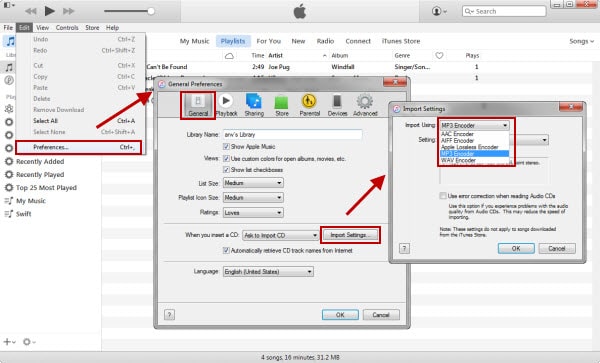 convert apple music to mp3 with itunes