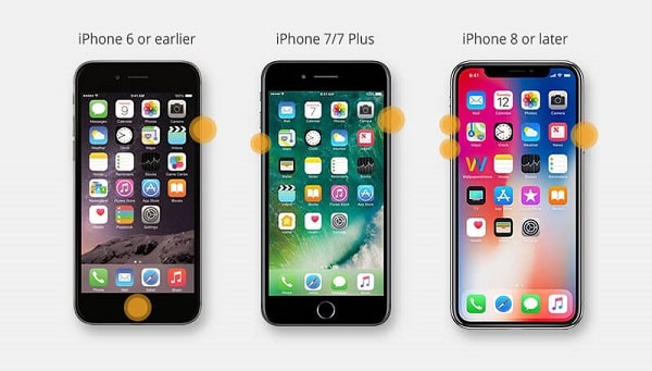 force restart to fix iphone keeps showing apple logo