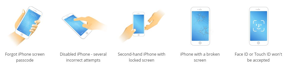 scenarios that ios unlock can remove screen lock