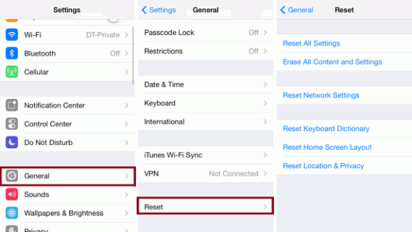 reset iphone ios 7 without icloud password